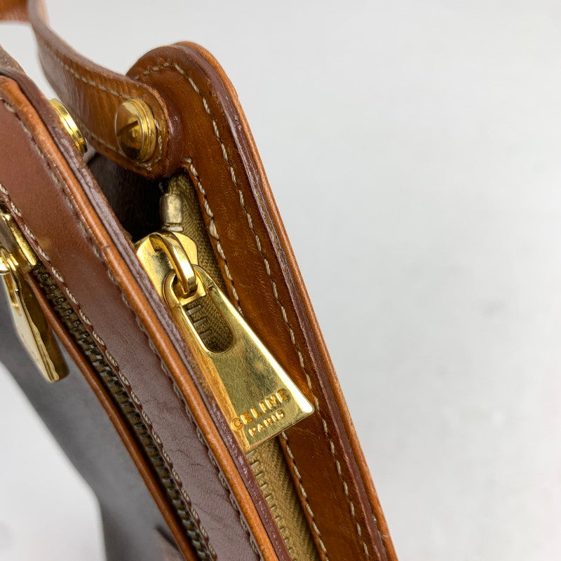 【中古品】【レディース】 CELINE セリーヌ マカダム セカンドバッグ BROWN マカダム柄 ※使用感有 カバン 180-260822-io-17-fuzh 万代Net店