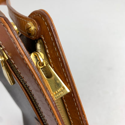 【中古品】【レディース】 CELINE セリーヌ マカダム セカンドバッグ BROWN マカダム柄 ※使用感有 カバン 180-260822-io-17-fuzh 万代Net店
