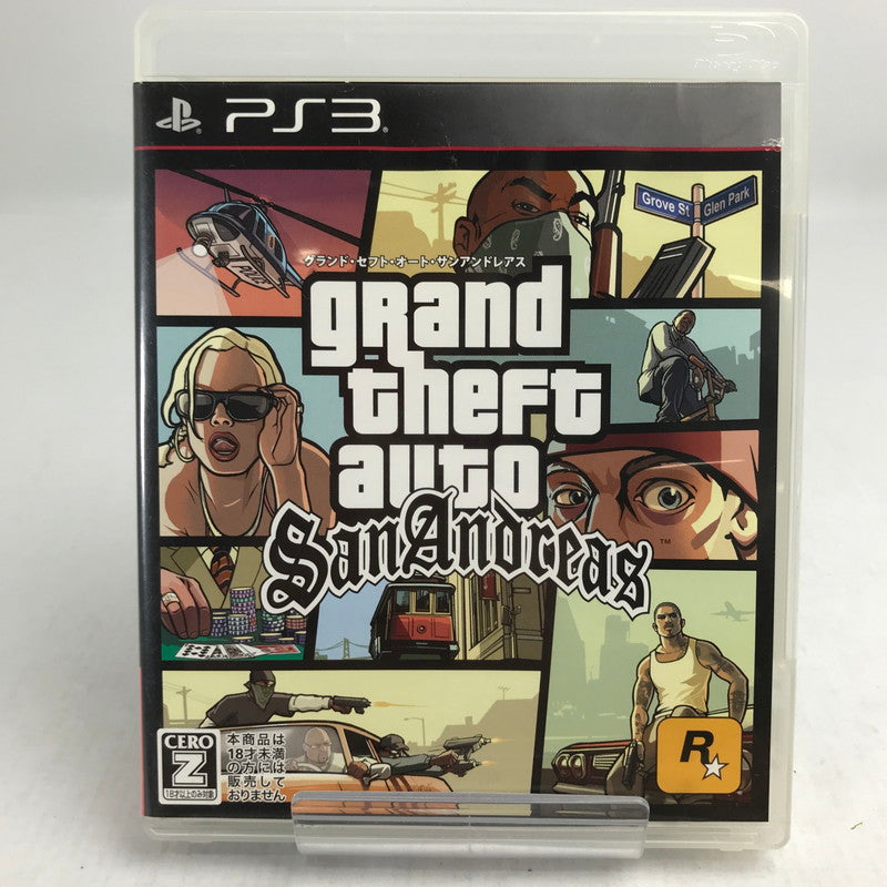 【中古品】 PlayStation3 PS3 プレイステーション3 プレステ3 ソフト グランド・セフト・オート サンアンドレアス [CERO区分_Z / 18歳以上対象] 023-260823-mh-18-fuzh 万代Net店