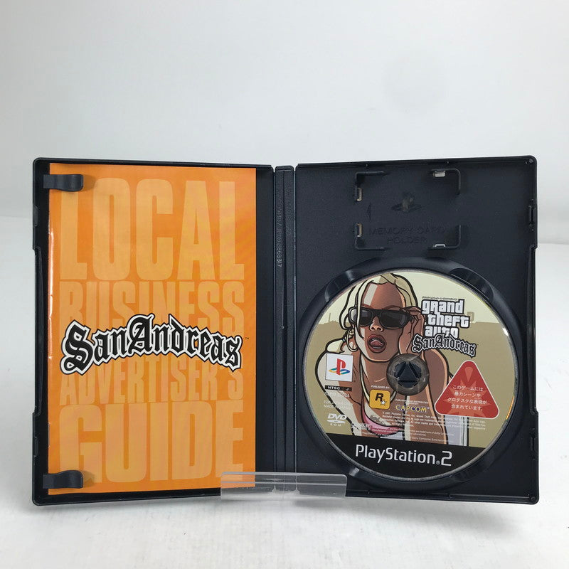 【中古美品】 PlayStation2 PS2 プレイステーション2 プレステ2 ソフト グランド・セフト・オート・サンアンドレアス [CERO区分_Z / 18歳以上対象] 023-260823-mh-17-fuzh 万代Net店