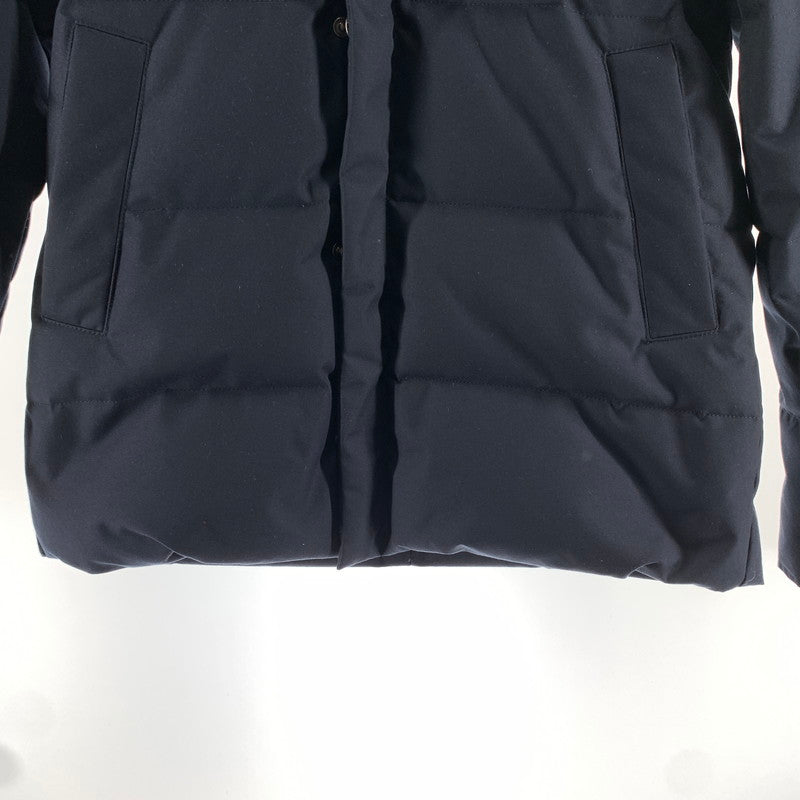 【中古品】【メンズ】 PYRENEX ピレネックス HMO047 DOWN JACKET ダウンジャケット 上着 アウター NAVY/SIZE:S/HOODIE ※汚れ(袖口).使用感有 141-260912-io-05-fuzh カラー：ネイビー 万代Net店