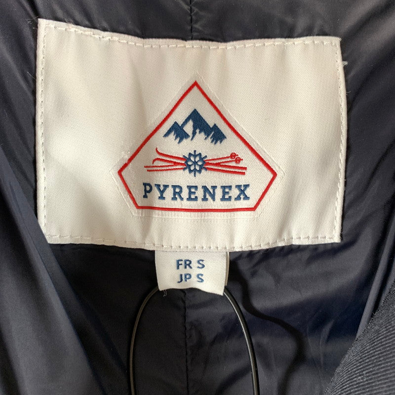 【中古品】【メンズ】 PYRENEX ピレネックス HMO047 DOWN JACKET ダウンジャケット 上着 アウター NAVY/SIZE:S/HOODIE ※汚れ(袖口).使用感有 141-260912-io-05-fuzh カラー：ネイビー 万代Net店
