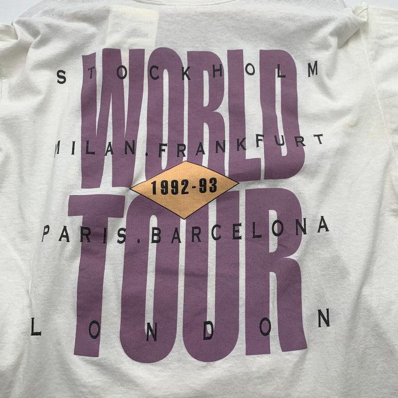 【中古品】【メンズ】 HANES ヘインズ 90年代 BRUCE SPRINGSTEEN WORLD TOUR TEE Tシャツ ホワイト XLサイズ ※穴・シミ・汚れ・ほつれあり 145-260823-io-19-fuzh 万代Net店