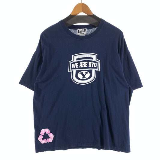【中古品】【メンズ】 GILDAN 半袖Tシャツ 90s 90年代 古着 145-260927-gm-32-fuzh サイズ：XL カラー：ネイビー 万代Net店