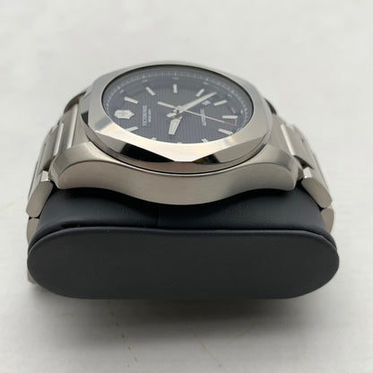 【中古品】【メンズ】 VICTORINOX ビクトリノックス 241837 I.N.O.X. MECHANICAL アナログ 腕時計 時計 SILVER 自動巻き 説明書・保護バンパー・コマ・ケース付属 197-260823-io-08-fuzh 万代Net店
