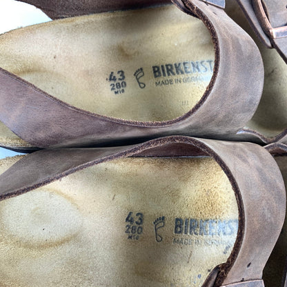 【中古品】【メンズ】 BIRKENSTOCK MILANO ビルケンシュトック ミラノ サンダル BROWN SIZE:43 本体のみ ※ソール減り・汚れ・使用感有 靴 164-260822-io-12-fuzh 万代Net店