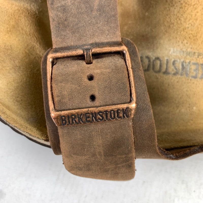 【中古品】【メンズ】 BIRKENSTOCK MILANO ビルケンシュトック ミラノ サンダル BROWN SIZE:43 本体のみ ※ソール減り・汚れ・使用感有 靴 164-260822-io-12-fuzh 万代Net店