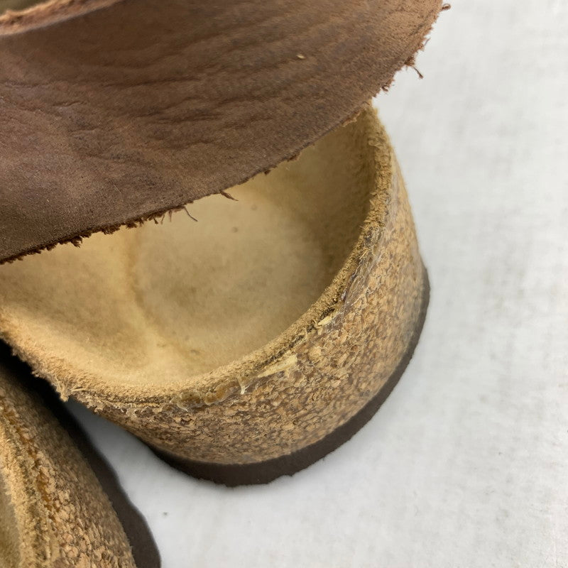 【中古品】【メンズ】 BIRKENSTOCK MILANO ビルケンシュトック ミラノ サンダル BROWN SIZE:43 本体のみ ※ソール減り・汚れ・使用感有 靴 164-260822-io-12-fuzh 万代Net店
