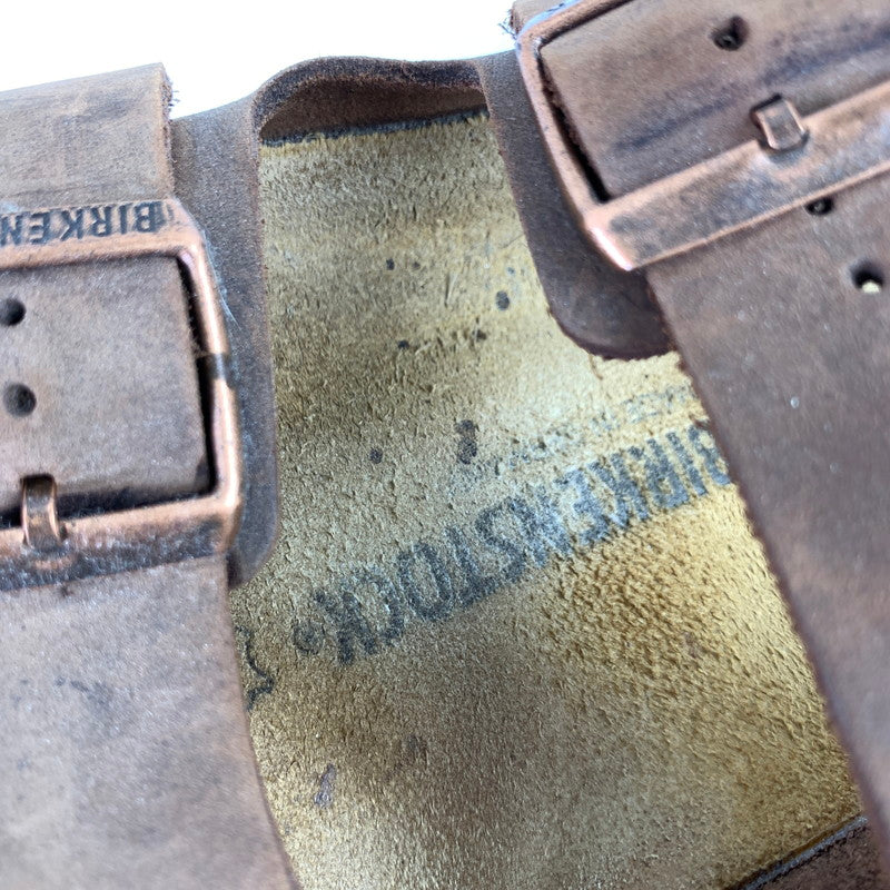 【中古品】【メンズ】 BIRKENSTOCK MILANO ビルケンシュトック ミラノ サンダル BROWN SIZE:43 本体のみ ※ソール減り・汚れ・使用感有 靴 164-260822-io-12-fuzh 万代Net店