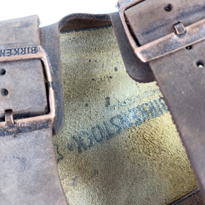 【中古品】【メンズ】 BIRKENSTOCK MILANO ビルケンシュトック ミラノ サンダル BROWN SIZE:43 本体のみ ※ソール減り・汚れ・使用感有 靴 164-260822-io-12-fuzh 万代Net店