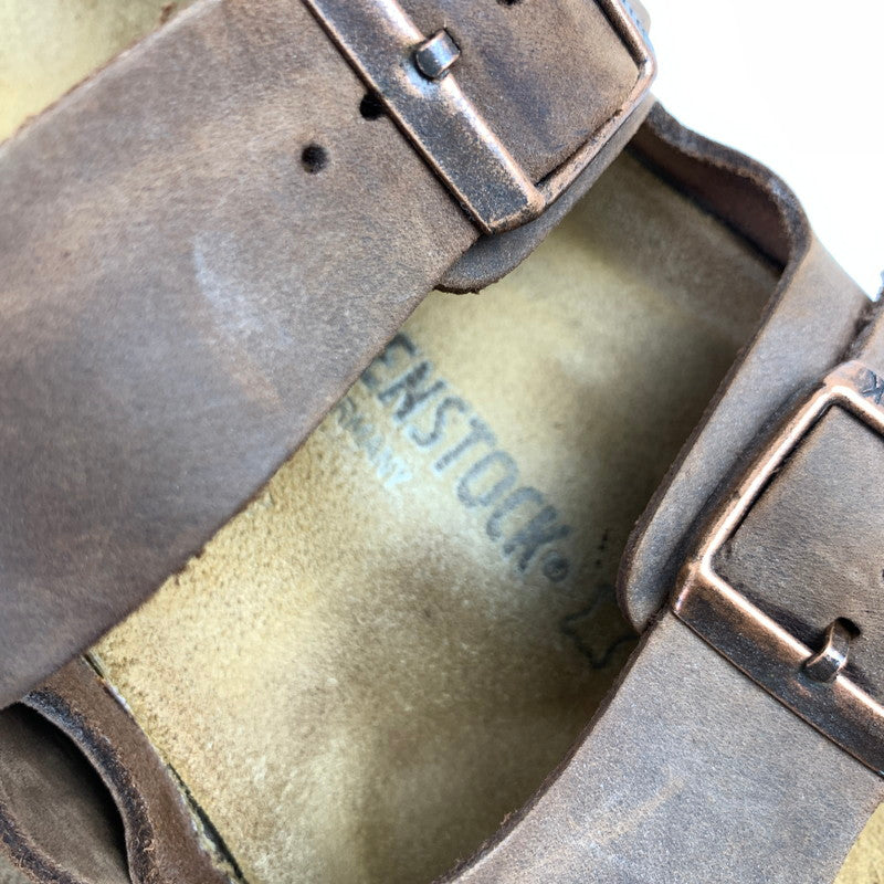 【中古品】【メンズ】 BIRKENSTOCK MILANO ビルケンシュトック ミラノ サンダル BROWN SIZE:43 本体のみ ※ソール減り・汚れ・使用感有 靴 164-260822-io-12-fuzh 万代Net店