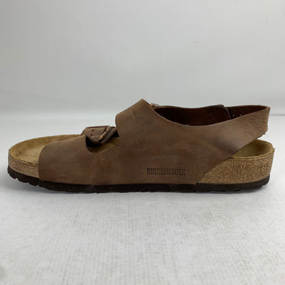 【中古品】【メンズ】 BIRKENSTOCK MILANO ビルケンシュトック ミラノ サンダル BROWN SIZE:43 本体のみ ※ソール減り・汚れ・使用感有 靴 164-260822-io-12-fuzh 万代Net店
