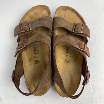 【中古品】【メンズ】 BIRKENSTOCK MILANO ビルケンシュトック ミラノ サンダル BROWN SIZE:43 本体のみ ※ソール減り・汚れ・使用感有 靴 164-260822-io-12-fuzh 万代Net店