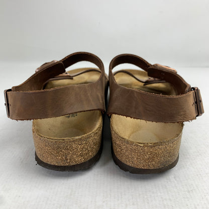 【中古品】【メンズ】 BIRKENSTOCK MILANO ビルケンシュトック ミラノ サンダル BROWN SIZE:43 本体のみ ※ソール減り・汚れ・使用感有 靴 164-260822-io-12-fuzh 万代Net店