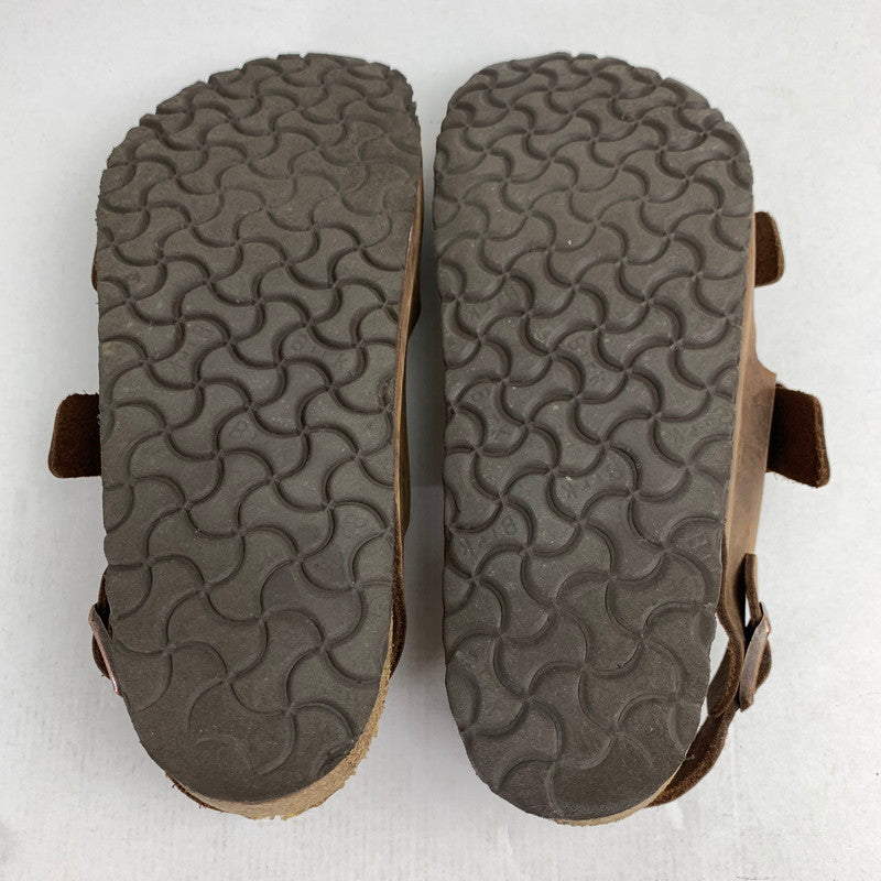 【中古品】【メンズ】 BIRKENSTOCK MILANO ビルケンシュトック ミラノ サンダル BROWN SIZE:43 本体のみ ※ソール減り・汚れ・使用感有 靴 164-260822-io-12-fuzh 万代Net店