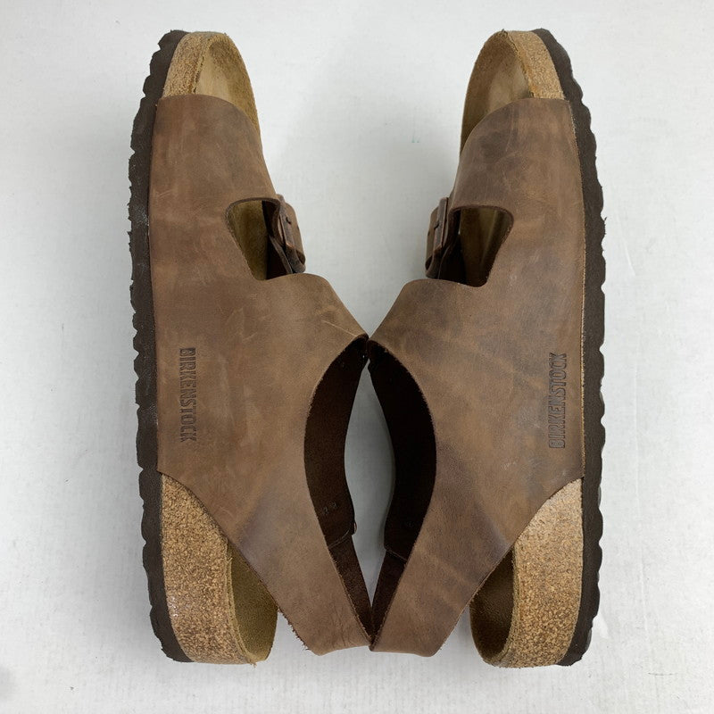 【中古品】【メンズ】 BIRKENSTOCK MILANO ビルケンシュトック ミラノ サンダル BROWN SIZE:43 本体のみ ※ソール減り・汚れ・使用感有 靴 164-260822-io-12-fuzh 万代Net店
