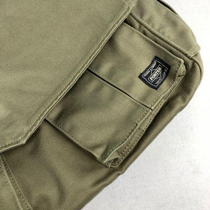 【中古品】【メンズ】 PORTER LOVE&PEACE ポーター ラブ&ピース ショルダーバッグ KHAKI ドックタグ付属 カバン 188-260822-io-13-fuzh 万代Net店