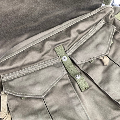 【中古品】【メンズ】 PORTER LOVE&PEACE ポーター ラブ&ピース ショルダーバッグ KHAKI ドックタグ付属 カバン 188-260822-io-13-fuzh 万代Net店