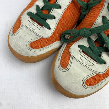 【中古品】【メンズ】 PATRICK パトリック 0065-J スニーカー ORANGE.GREEN SIZE:41 ※汚れ・毛玉・毛の付着有・左右の生地感に違いあり スニーカー 靴 163-260822-io-11-fuzh 万代Net店