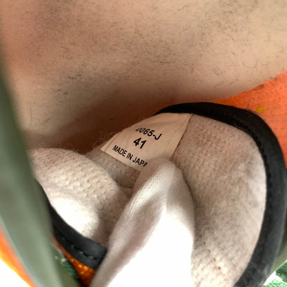 【中古品】【メンズ】 PATRICK パトリック 0065-J スニーカー ORANGE.GREEN SIZE:41 ※汚れ・毛玉・毛の付着有・左右の生地感に違いあり スニーカー 靴 163-260822-io-11-fuzh 万代Net店