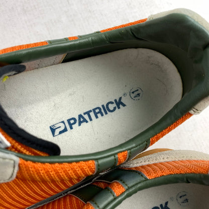 【中古品】【メンズ】 PATRICK パトリック 0065-J スニーカー ORANGE.GREEN SIZE:41 ※汚れ・毛玉・毛の付着有・左右の生地感に違いあり スニーカー 靴 163-260822-io-11-fuzh 万代Net店
