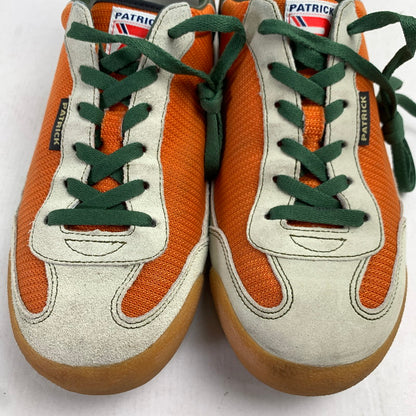 【中古品】【メンズ】 PATRICK パトリック 0065-J スニーカー ORANGE.GREEN SIZE:41 ※汚れ・毛玉・毛の付着有・左右の生地感に違いあり スニーカー 靴 163-260822-io-11-fuzh 万代Net店