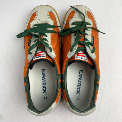 【中古品】【メンズ】 PATRICK パトリック 0065-J スニーカー ORANGE.GREEN SIZE:41 ※汚れ・毛玉・毛の付着有・左右の生地感に違いあり スニーカー 靴 163-260822-io-11-fuzh 万代Net店