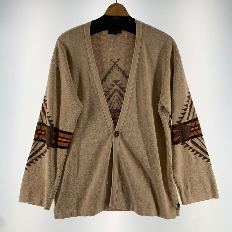 【中古品】【メンズ】 PENDLETON ペンドルトン カーディガン チマヨ ニットカーディガン ベージュ Sサイズ 145-260823-io-17-fuzh 万代Net店