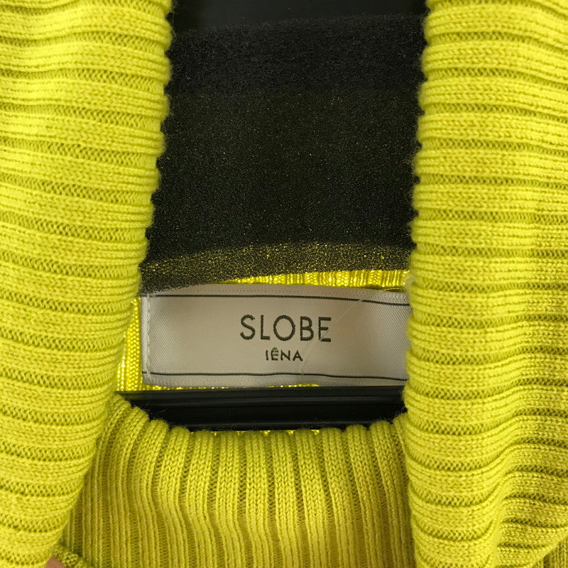 【中古品】【レディース】 SLOBE IENA スローブ イエナ ウールリブタートル YELLOW SIZE:不明 170-260917-io-14-fuzh カラー：イエロー 万代Net店