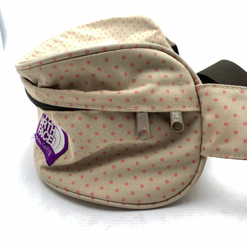 【中古品】【メンズ】 THE NORTH FACE ザ・ノースフェイス ボディーバッグ カラーBEIGE ドット柄 PURPLE LABEL カバン 188-260902-ky-09-fuzh 万代Net店