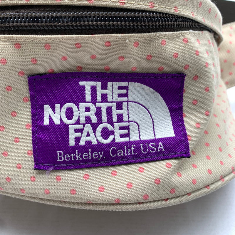 【中古品】【メンズ】 THE NORTH FACE ザ・ノースフェイス ボディーバッグ カラーBEIGE ドット柄 PURPLE LABEL カバン 188-260902-ky-09-fuzh 万代Net店