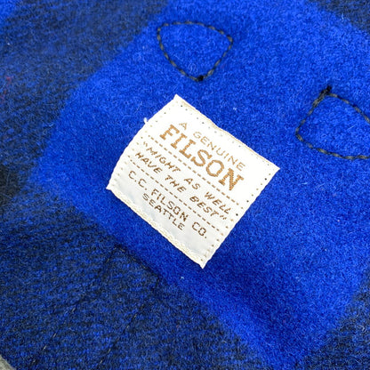 【中古品】【メンズ】 FILSON MACKINAW フィルソン マッキーノ スモール フィールド バッグ チェック BLUE USA製.24オンス カバン ショルダーバッグ かばん 鞄 ※毛玉・使用感あり 188-260822-io-03-fuzh 万代Net店