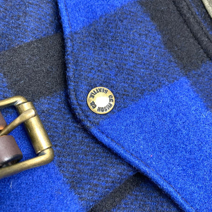 【中古品】【メンズ】 FILSON MACKINAW フィルソン マッキーノ スモール フィールド バッグ チェック BLUE USA製.24オンス カバン ショルダーバッグ かばん 鞄 ※毛玉・使用感あり 188-260822-io-03-fuzh 万代Net店