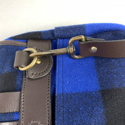 【中古品】【メンズ】 FILSON MACKINAW フィルソン マッキーノ スモール フィールド バッグ チェック BLUE USA製.24オンス カバン ショルダーバッグ かばん 鞄 ※毛玉・使用感あり 188-260822-io-03-fuzh 万代Net店