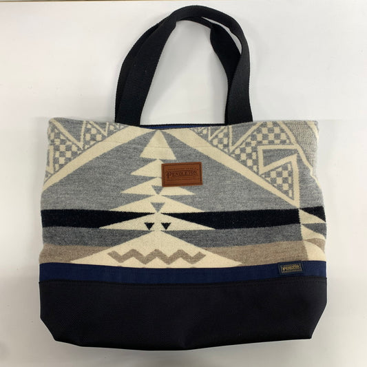 【中古品】【メンズ】 PENDLETON ペンドルトン トートバッグ チマヨ カバン レザーパッチ 188-260917-ny-08-fuzh カラー：ブラック ホワイト 万代Net店