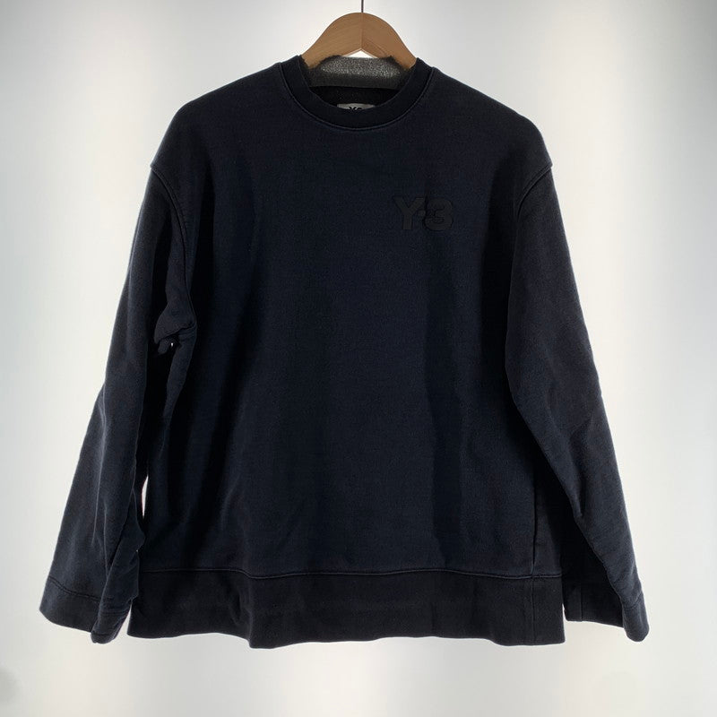 【中古品】【メンズ】 Y-3 ワイスリー CLASSIC CHEST LOGO CREW SWEATSHIRT クラシック チェスト ロゴ クルースウェットシャツ トレーナー Sサイズ ※首元ヨレ・線跡・使用感あり 140-260823-io-14-fuzh 万代Net店
