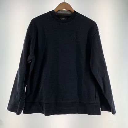【中古品】【メンズ】 Y-3 ワイスリー CLASSIC CHEST LOGO CREW SWEATSHIRT クラシック チェスト ロゴ クルースウェットシャツ トレーナー Sサイズ ※首元ヨレ・線跡・使用感あり 140-260823-io-14-fuzh 万代Net店