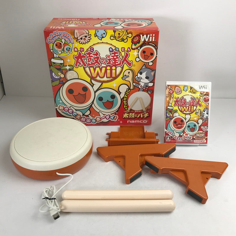 【現状渡し品】 動作未確認 Nintendo Wii ニンテンドー ウィー ソフト 太鼓の達人Wii [太鼓、バチ同梱版] [CERO区分_A / 全年齢対象商品] 028-260823-mh-20-fuz 万代Net店