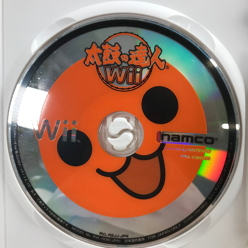 【現状渡し品】 動作未確認 Nintendo Wii ニンテンドー ウィー ソフト 太鼓の達人Wii [太鼓、バチ同梱版] [CERO区分_A / 全年齢対象商品] 028-260823-mh-20-fuz 万代Net店