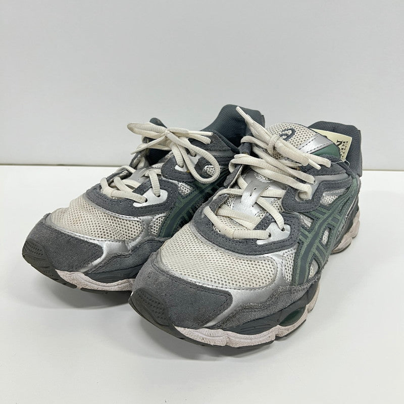 【中古品】【メンズ】 ASICS アシックス F921123 GEL-NYC ゲル エヌワイシー ローカットスニーカー 本体のみ スニーカー 162-260916-ny-04-fuzh サイズ：26.5cm カラー：ホワイト　グリーン 万代Net店