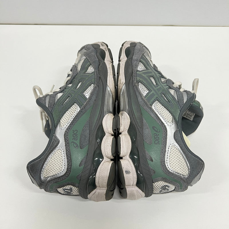 【中古品】【メンズ】 ASICS アシックス F921123 GEL-NYC ゲル エヌワイシー ローカットスニーカー 本体のみ スニーカー 162-260916-ny-04-fuzh サイズ：26.5cm カラー：ホワイト　グリーン 万代Net店