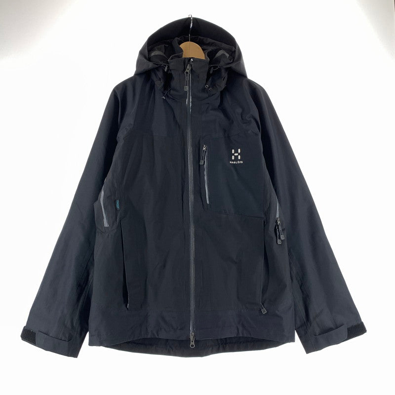 【中古品】【メンズ】 Haglöfs ホグロフス Verte ベルテ PETASUS ペタサス PROOF マウンテンジャケット スノーシェル スノーウェア カラーブラックサイズM 127-261022-ky-03-fuz 万代Net店
