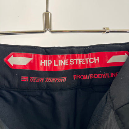 【中古品】【レディース】 DESCENTE デサント ウェア ズボン スノーウェア スキー ※破損個所あり・汚れ・使用感あり 127-261022-io-07-fuz サイズ：9 カラー：ブラック 万代Net店
