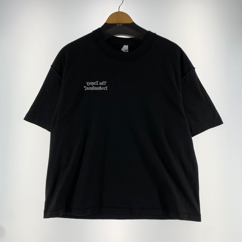 【中古品】【メンズ】 IS-NESS イズネス×ENNOY 反転 ロゴTシャツ カラーブラック サイズL 140-260825-ky-08-fuzh 万代Net店