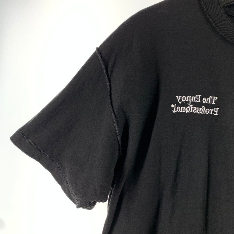 【中古品】【メンズ】 IS-NESS イズネス×ENNOY 反転 ロゴTシャツ カラーブラック サイズL 140-260825-ky-08-fuzh 万代Net店