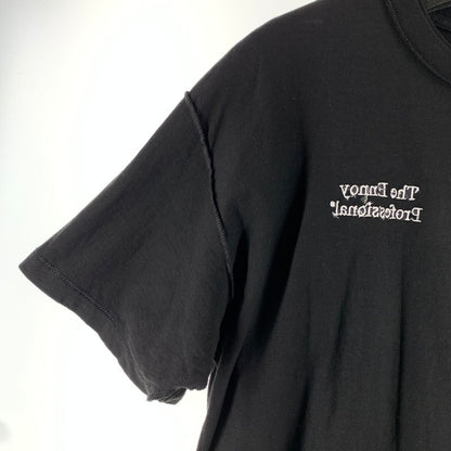 【中古品】【メンズ】 IS-NESS イズネス×ENNOY 反転 ロゴTシャツ カラーブラック サイズL 140-260825-ky-08-fuzh 万代Net店