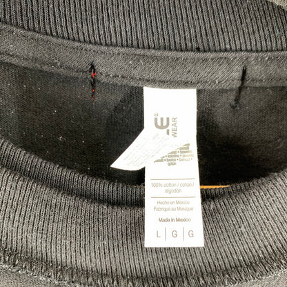 【中古品】【メンズ】 IS-NESS イズネス×ENNOY 反転 ロゴTシャツ カラーブラック サイズL 140-260825-ky-08-fuzh 万代Net店
