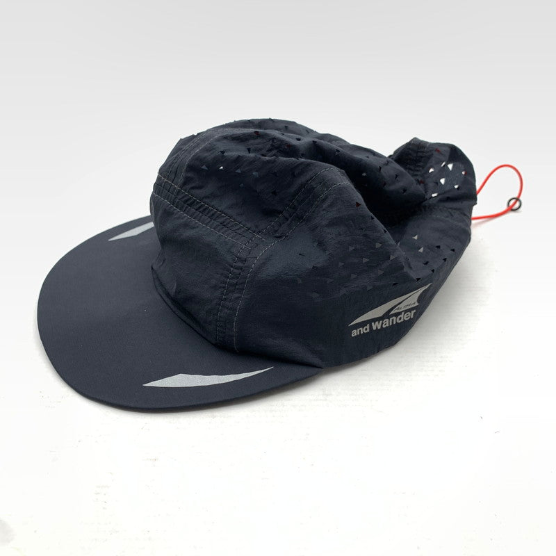 【中古品】【メンズ】 AND WANDER アンドワンダー×ALTRA VENTILATION CAP キャップ 帽子 カラーネイビー サイズF 185-260825-ky-02-fuzh 万代Net店