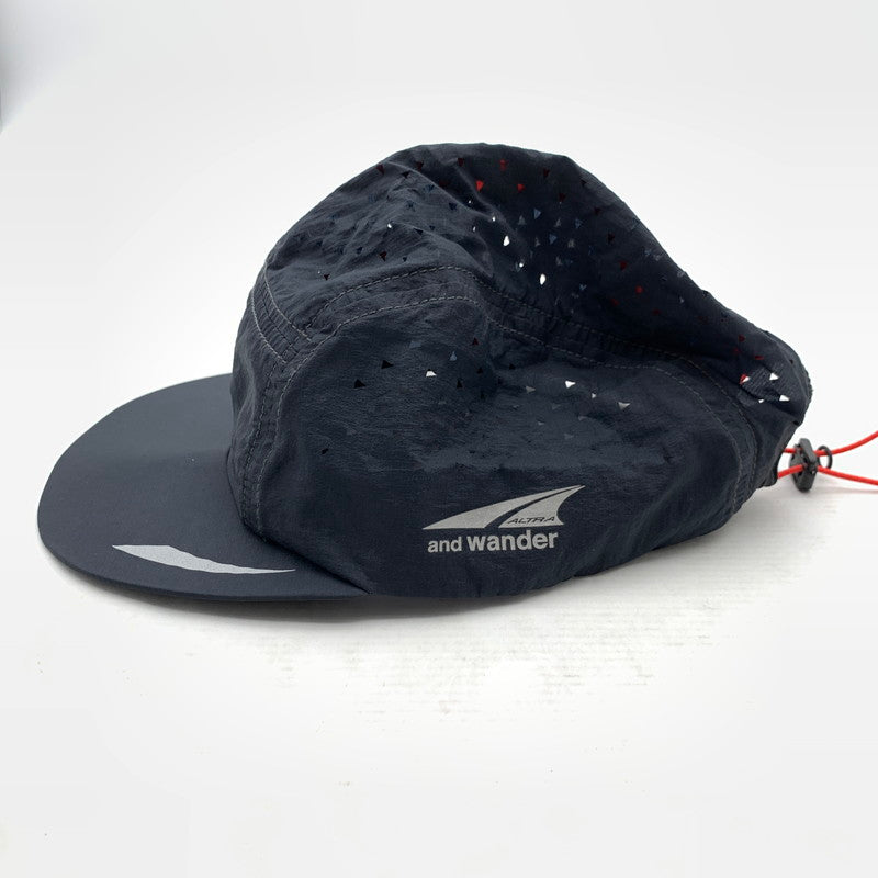 【中古品】【メンズ】 AND WANDER アンドワンダー×ALTRA VENTILATION CAP キャップ 帽子 カラーネイビー サイズF 185-260825-ky-02-fuzh 万代Net店