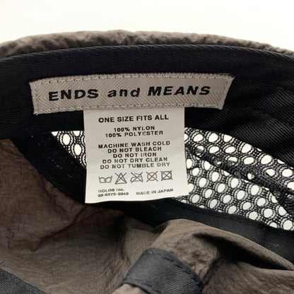 【中古品】【メンズ】 ENDS AND MEANS エンズアンドミーンズ CAP キャップ 帽子 カラーブラウン 185-260825-ky-01-fuzh 万代Net店